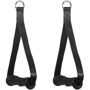 Unbranded (Black, One size) Ergonomic Triceps Rope Pull Down Attachment with Rubber Grip F Unbranded (Black, One size) Ergonomic Triceps Rope Pull Down Attachment with Rubber Grip F
