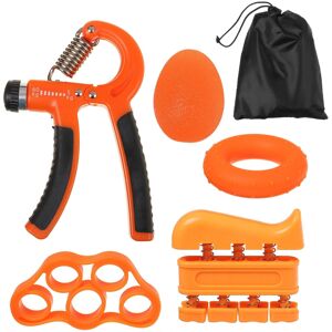 GreenZech (Orange) Hand Gripper Kit 11-132 Lbs Adjustable Resistance Grip Exerciser Finger GreenZech (Orange) Hand Gripper Kit 11-132 Lbs Adjustable Resistance Grip Exerciser Finger