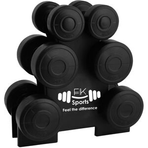 FK Sports Dumbbells Set with Stand Rack - 12Kg (Dumbbell Pair of 1Kg/2Kg/3Kg) - FK Sports Dumbbells Set with Stand Rack - 12Kg (Dumbbell Pair of 1Kg/2Kg/3Kg) -