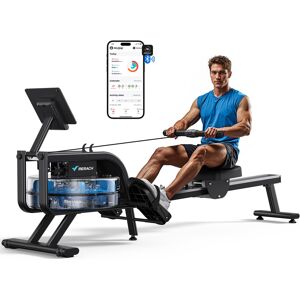 MERACH Rowing Machine for Home Gym, Fitness Rower Machine with 6 Levels of Water MERACH Rowing Machine for Home Gym, Fitness Rower Machine with 6 Levels of Water