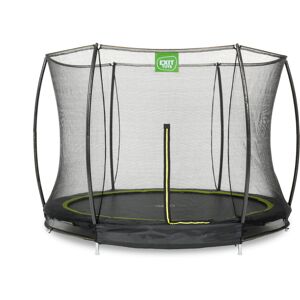 EXIT TOYS EXIT Silhouette ground trampoline 8ft with safety net - black EXIT TOYS EXIT Silhouette ground trampoline 8ft with safety net - black