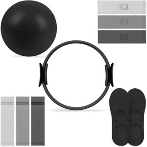 Unbranded (Grey) Pilates Essential Kit - Portable Fitness Equipment - with Toning Pilates Unbranded (Grey) Pilates Essential Kit - Portable Fitness Equipment - with Toning Pilates