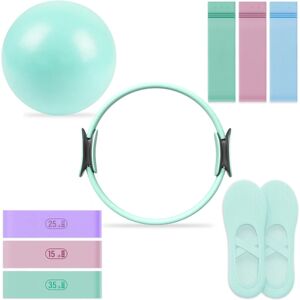 Unbranded (Green-New) Pilates Essential Kit - Portable Fitness Equipment - with Toning Pil Unbranded (Green-New) Pilates Essential Kit - Portable Fitness Equipment - with Toning Pil