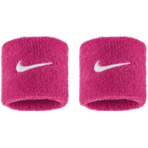 (One Size, Pink/White) Nike Classic Swoosh Wristband (One Size, Pink/White) Nike Classic Swoosh Wristband
