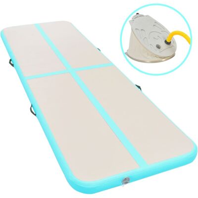 vidaXL Inflatable Gymnastics Mat with Pump - Gymnastics Mat vidaXL Inflatable Gymnastics Mat with Pump - Gymnastics Mat