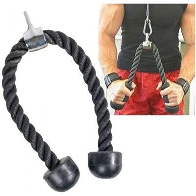 Komodo Tricep Bicep Rope Push Pull Down Rope Cable Multi Gym Weightlifting Komodo Tricep Bicep Rope Push Pull Down Rope Cable Multi Gym Weightlifting