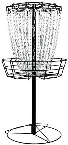 MVP Disc Sports MVP Black Hole Practice 24-Chain Portable Disc Golf Basket Target