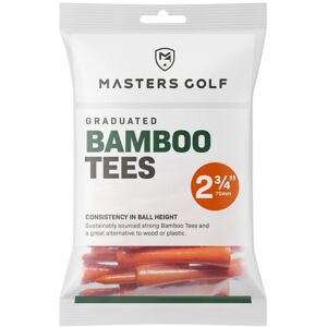 Masters Bamboo 70mm Orange Graduated Golf Tees - Golf Tees Masters Bamboo 70mm Orange Graduated Golf Tees - Golf Tees