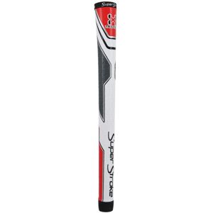 SuperStroke Traxion Tour Golf Club Grip White/Red/Gray (Standard) Advanced Su SuperStroke Traxion Tour Golf Club Grip White/Red/Gray (Standard) Advanced Su