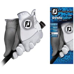 Footjoy Mens RainGrip Pair Golf Glove White Cadet XLarge Pair Footjoy Mens RainGrip Pair Golf Glove White Cadet XLarge Pair
