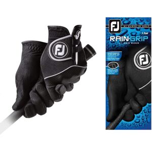Footjoy Mens RainGrip Pair Golf Glove Black Small Pair Footjoy Mens RainGrip Pair Golf Glove Black Small Pair