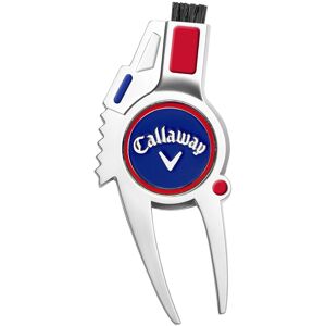 Callaway 4 in 1 Divot Tool Red White Blue - Golf Accessory Callaway 4 in 1 Divot Tool Red White Blue - Golf Accessory
