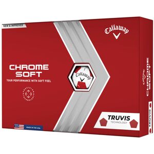 Callaway Golf Chrome Soft Golf Balls (2022 edition), Red, 12 Balls Callaway Golf Chrome Soft Golf Balls (2022 edition), Red, 12 Balls
