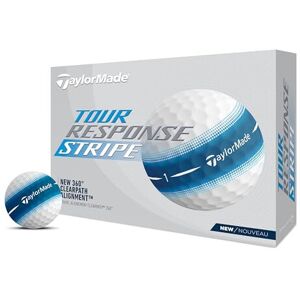 Taylormade Golf Tour Response Stripe Ball Blue Dozen Taylormade Golf Tour Response Stripe Ball Blue Dozen