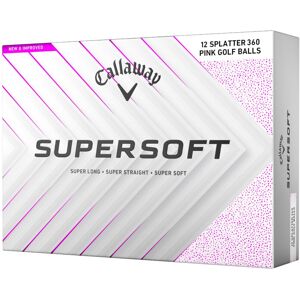 Callaway Golf Supersoft Golf Ball 2025, Splatter Pink Callaway Golf Supersoft Golf Ball 2025, Splatter Pink