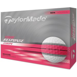 Taylormade 2025 Golf Tour Response Stripe White/Pink Golf Balls Taylormade 2025 Golf Tour Response Stripe White/Pink Golf Balls