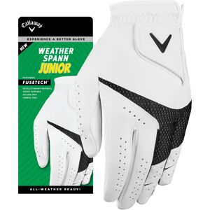 Callaway Golf Weatherspann Junior Golf Glove 2024, White Callaway Golf Weatherspann Junior Golf Glove 2024, White