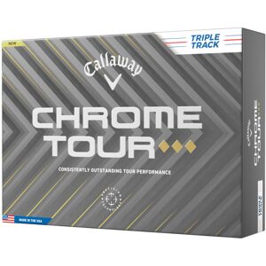 Callaway Golf Chrome Tour Triple Diamond Golf Ball, Triple Track White Callaway Golf Chrome Tour Triple Diamond Golf Ball, Triple Track White