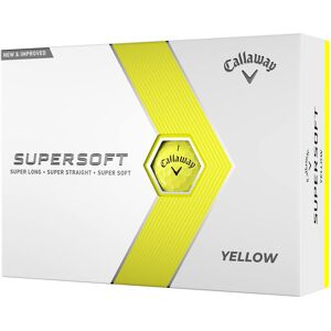 Callaway Golf Supersoft Golf Ball 2023 Yellow Hybrid, One Dozen Callaway Golf Supersoft Golf Ball 2023 Yellow Hybrid, One Dozen