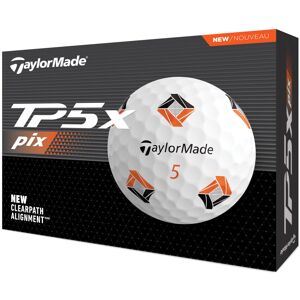 Taylormade TM24 TP5x pix Golf Balls 12 Ball Pack White Taylormade TM24 TP5x pix Golf Balls 12 Ball Pack White