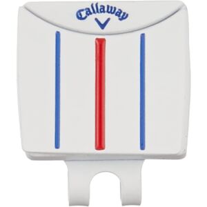 Callaway Golf 2021 Triple Track Hat Clip White Callaway Golf 2021 Triple Track Hat Clip White