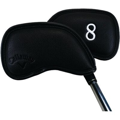 Callaway Golf Magnetic Iron Headcovers Black - Set of 10 Iron Headcovers to Prot Callaway Golf Magnetic Iron Headcovers Black - Set of 10 Iron Headcovers to Prot