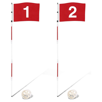 Typecat Golf Flagstick Flag Putting for Backyard Practice Green Typecat Golf Flagstick Flag Putting for Backyard Practice Green