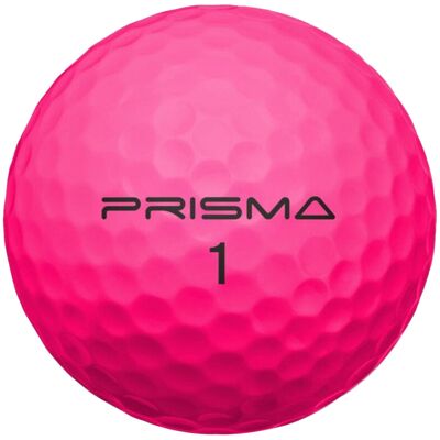 Masters Prisma Titanium Golf Balls - Pink/Yellow - Pack of 12 - Golf Balls Masters Prisma Titanium Golf Balls - Pink/Yellow - Pack of 12 - Golf Balls