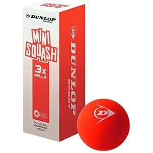 Dunlop Mini Squash Balls (Red) Dunlop Mini Squash Balls (Red)
