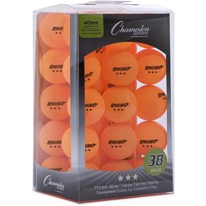 Champion Sports 8 x 5 x 4 in. 3 Star Tournament Table Tennis Balls, Orange - Pa Champion Sports 8 x 5 x 4 in. 3 Star Tournament Table Tennis Balls, Orange - Pa