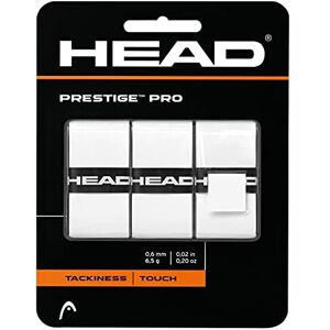 HEAD Unisexs PRESTIGE PRO OVERGRIP Racquet Grip White One Size HEAD Unisexs PRESTIGE PRO OVERGRIP Racquet Grip White One Size