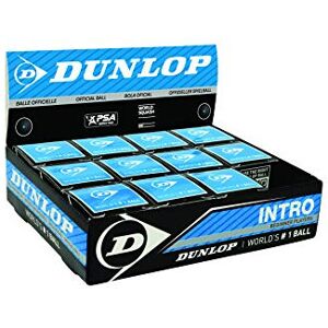Dunlop Sports Intro Beginner Squash Ball, 12-Ball Box Dunlop Sports Intro Beginner Squash Ball, 12-Ball Box