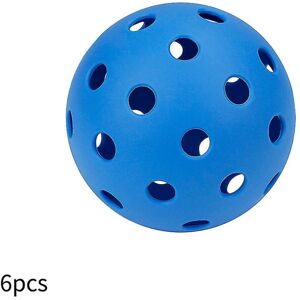Unbranded (Blue) 6 Pack Pickleball Balls High Elasticity 40 Holes Outdoor Pickleballs High Unbranded (Blue) 6 Pack Pickleball Balls High Elasticity 40 Holes Outdoor Pickleballs High