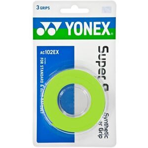 YONEX Overgrip Super GRAP 3 Pack - Tennis Badminton Squash - Choice YONEX Overgrip Super GRAP 3 Pack - Tennis Badminton Squash - Choice