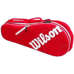 Wilson Advantage Team Triple Tennis Racket Bag - Red/White Holds up to 3 Racket Wilson Advantage Team Triple Tennis Racket Bag - Red/White Holds up to 3 Racket