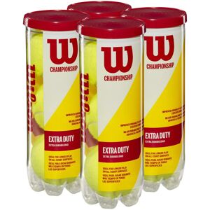 Wilson Championship Tennis Balls - Extra Duty 4 Can Pack (3 Balls) Wilson Championship Tennis Balls - Extra Duty 4 Can Pack (3 Balls)