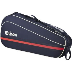 Wilson 2025 Team Tennis Racket Bag - Navy/Red Holds up to 3 Rackets Wilson 2025 Team Tennis Racket Bag - Navy/Red Holds up to 3 Rackets