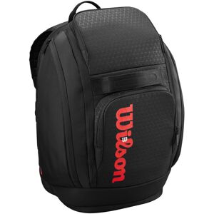Wilson Clash V3 Super Tour Tennis Backpack - Black/Infrared Holds up to 2 Racke Wilson Clash V3 Super Tour Tennis Backpack - Black/Infrared Holds up to 2 Racke