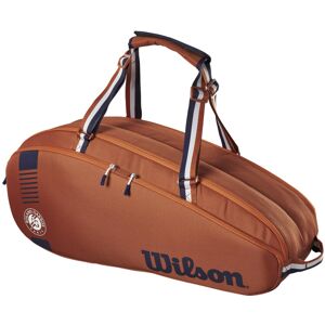Wilson Roland Garros Team Tennis Racket Bag - Clay/Navy Holds up to 6 Rackets Wilson Roland Garros Team Tennis Racket Bag - Clay/Navy Holds up to 6 Rackets