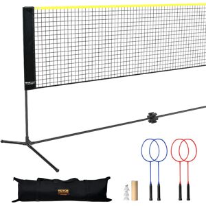 VEVOR Badminton Net 20ft Wide Foldable Pickleball Set With Stand Bag Rackets VEVOR Badminton Net 20ft Wide Foldable Pickleball Set With Stand Bag Rackets