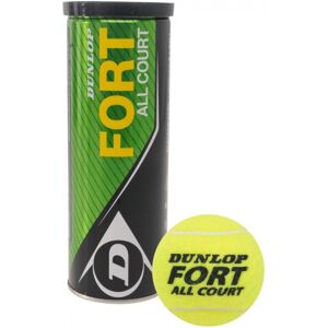 Dunlop Fort All Court Tennis Balls - Pack of 3 - Yellow Dunlop Fort All Court Tennis Balls - Pack of 3 - Yellow