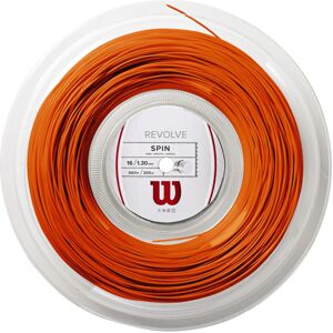 Wilson Tennis Racket String, Revolve, 200 m Roll, Orange, 1.30 mm, Unisex, WRZ90 Wilson Tennis Racket String, Revolve, 200 m Roll, Orange, 1.30 mm, Unisex, WRZ90
