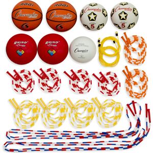 Champion Sports Physical Education Variety Playground Activity Set White Champion Sports Physical Education Variety Playground Activity Set White
