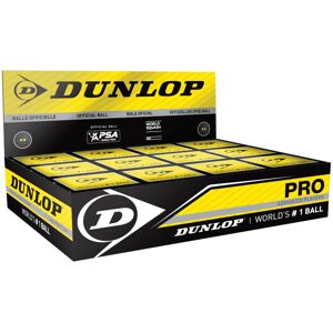 Dunlop Squash Balls Pro Double Yellow, 12 Balls, Official Tournament Squash Ball Dunlop Squash Balls Pro Double Yellow, 12 Balls, Official Tournament Squash Ball