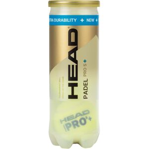 Head Pro S Padel Ball - Pack of 3, Durable Polypropylene & Recycled PET, Logo & Head Pro S Padel Ball - Pack of 3, Durable Polypropylene & Recycled PET, Logo &