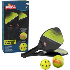 Swingball Pickleball and Bat Set, 2 Lightweight Paddles, Real Pickleball & Rubbe Swingball Pickleball and Bat Set, 2 Lightweight Paddles, Real Pickleball & Rubbe
