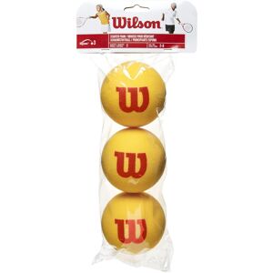 Wilson Kid's Starter Foam Tennis Balls (Pack of 3) - Yellow/Red Wilson Kid's Starter Foam Tennis Balls (Pack of 3) - Yellow/Red