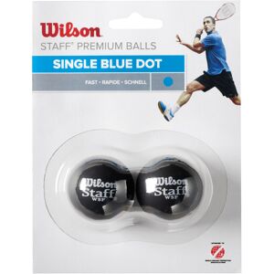 Wilson Staff Squash Balls Fast (Professionals), Black (Blue Dot), Pack of 2 Wilson Staff Squash Balls Fast (Professionals), Black (Blue Dot), Pack of 2