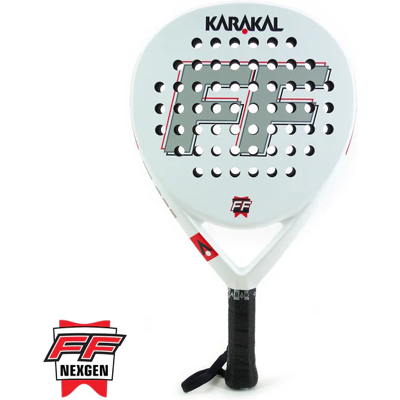Karakal White Padel FF PRO 375 - Power for Pros Karakal White Padel FF PRO 375 - Power for Pros
