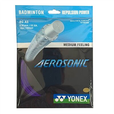 Yonex BG Aerosonic Badminton String - Purple Yonex BG Aerosonic Badminton String - Purple